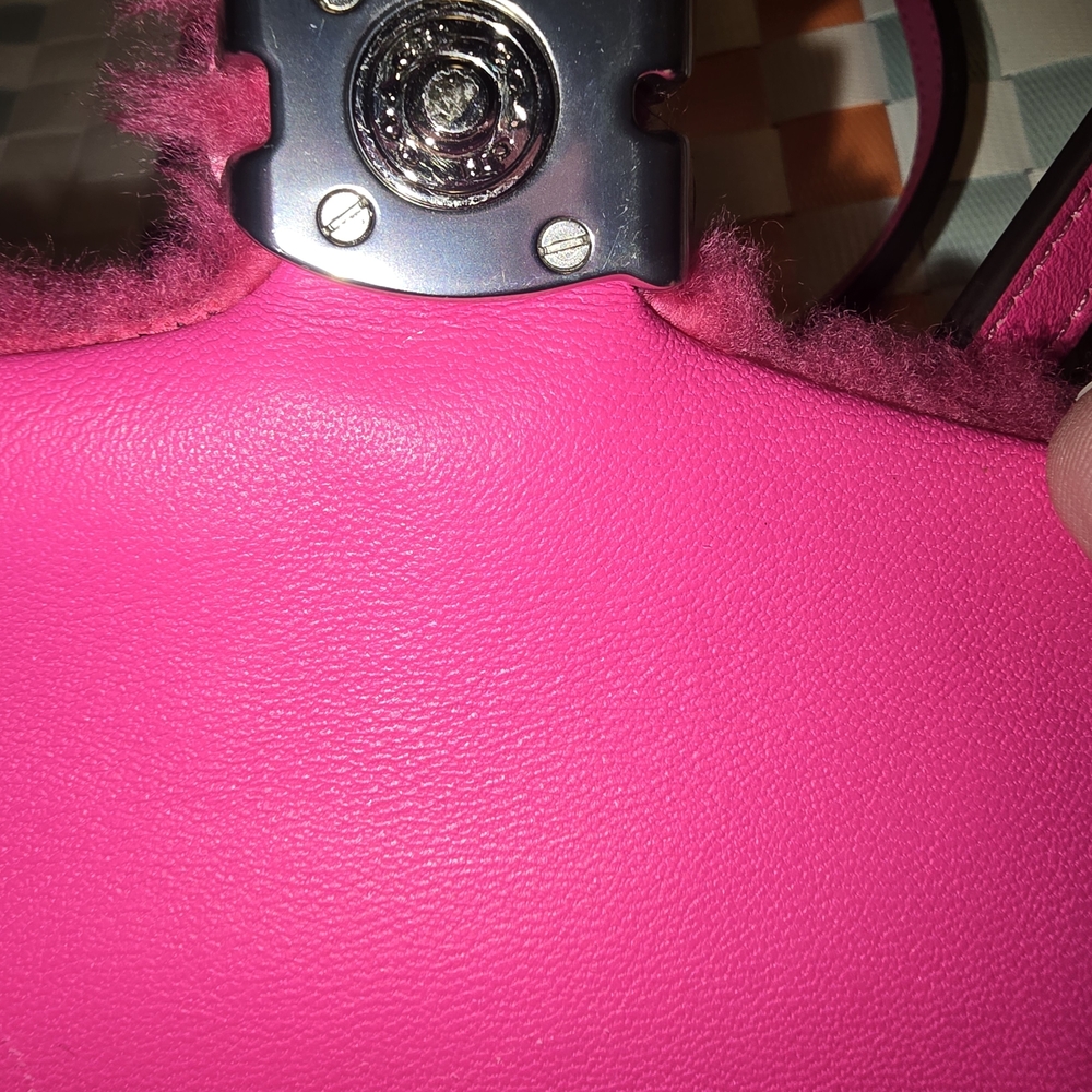 EUC Coach X Lil Nas Tabby 12 Shearling Fuschia Pink - Picture 7 of 15